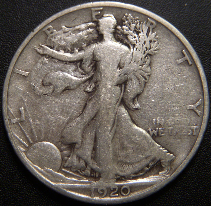 1920-S Walking Half Dollar - Fine