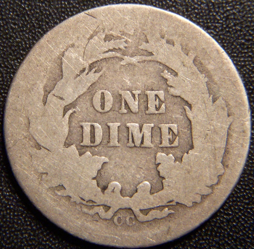 1877-CC Seated Dime - Good