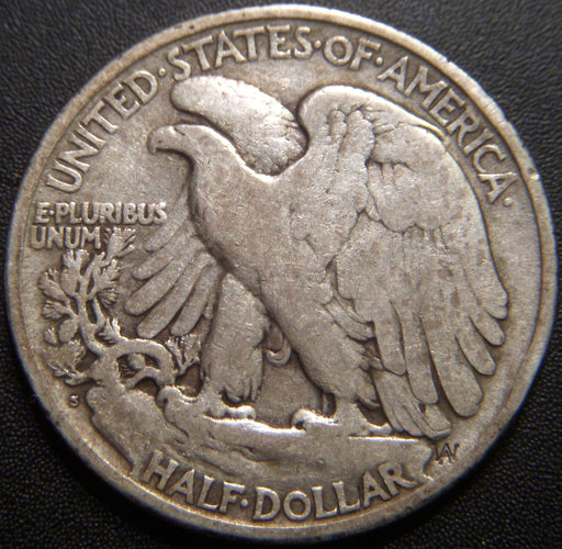 1920-S Walking Half Dollar - Fine