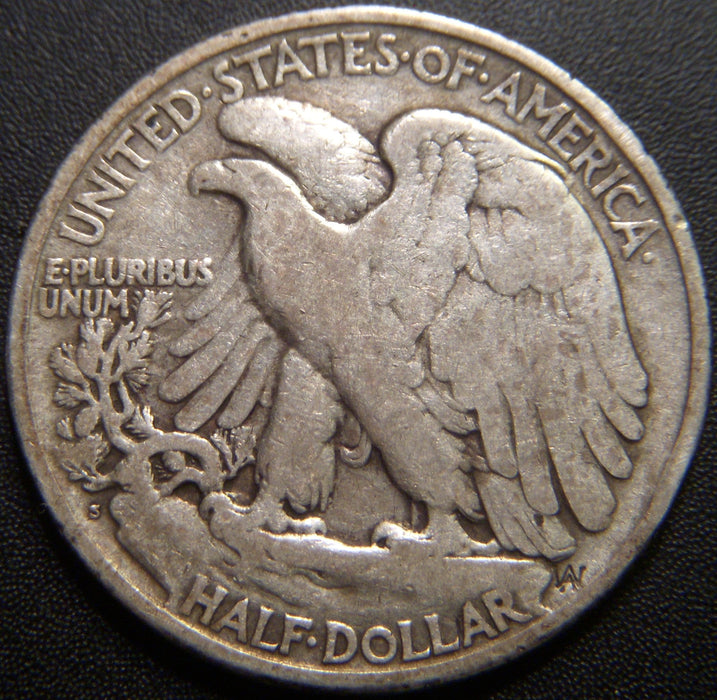 1920-S Walking Half Dollar - Fine