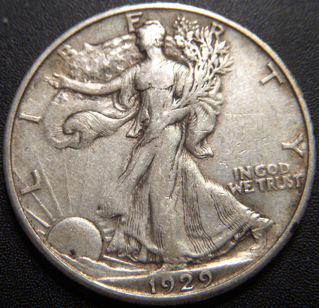1929-D Walking Half Dollar - Very Fine
