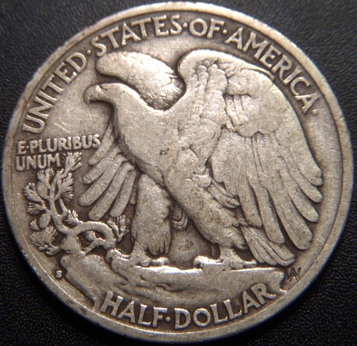 1933-S Walking Half Dollar - Fine