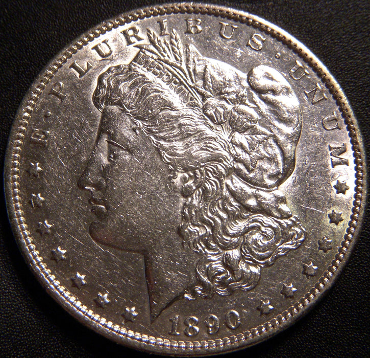 1890-S Morgan Dollar - AU