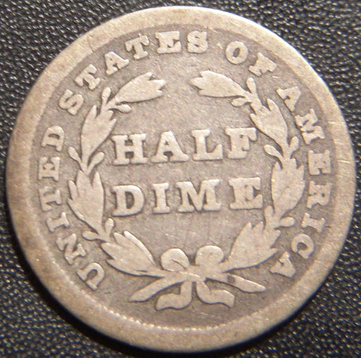 1838 Seated Half Dime - Large Star Good