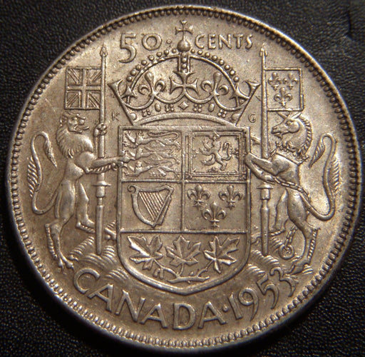 1953 Canadian Half Dollar - Extra Fine