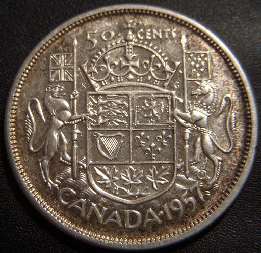 1957 Canadian Half Dollar - Extra Fine