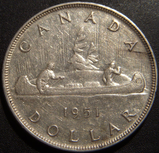 1951 Canadian Dollar - Very Fine
