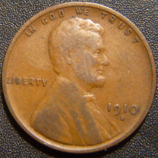1910-S Lincoln Cent - Very Good