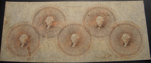 1858 $5 Terre Haute, Indiana Obsolete Note