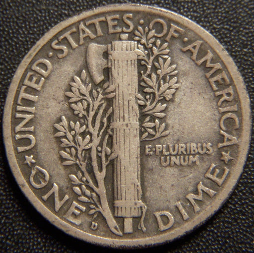 1919-D Mercury Dime - Very Fine