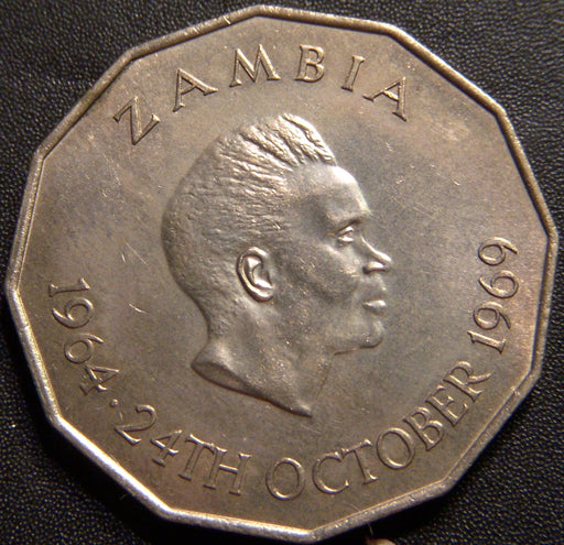 1969 50 Ngwee - Zambia