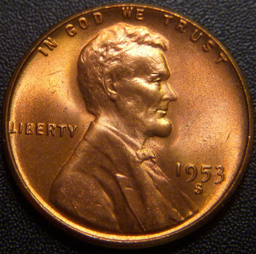 1953-S Lincoln Cent - Uncirculated