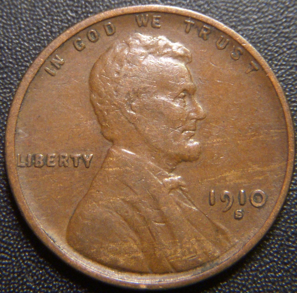 1910-S Lincoln Cent - Very Fine