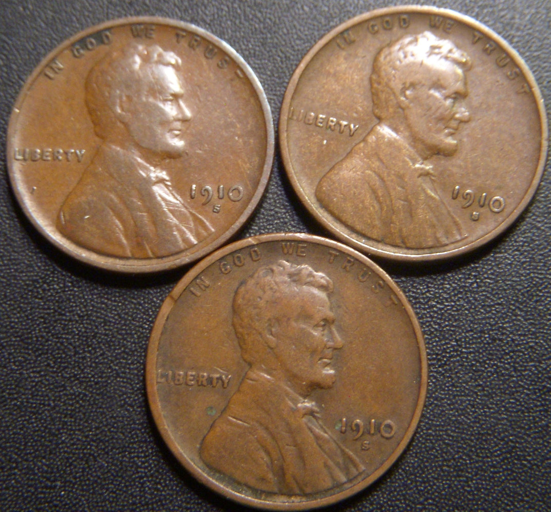 1910-S Lincoln Cent - Fine