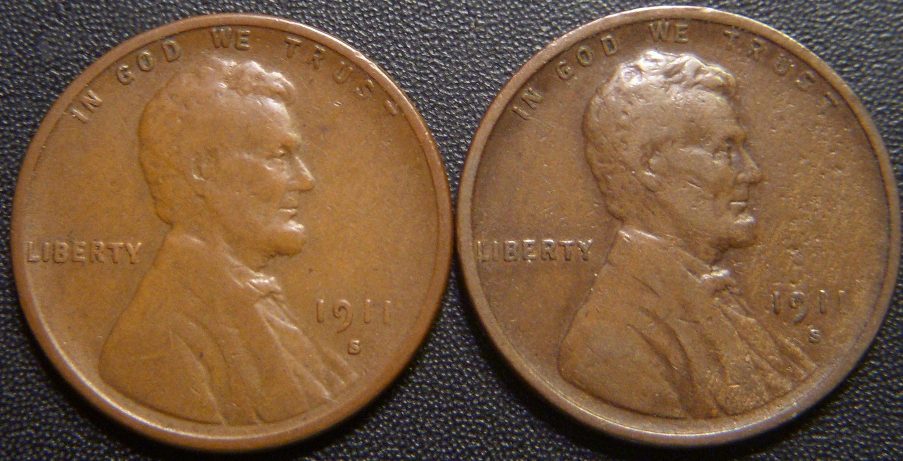 1911-S Lincoln Cent - Fine