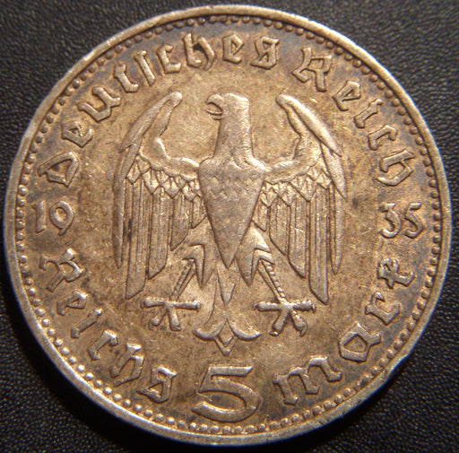 1935D 5 Reichsmark - Germany