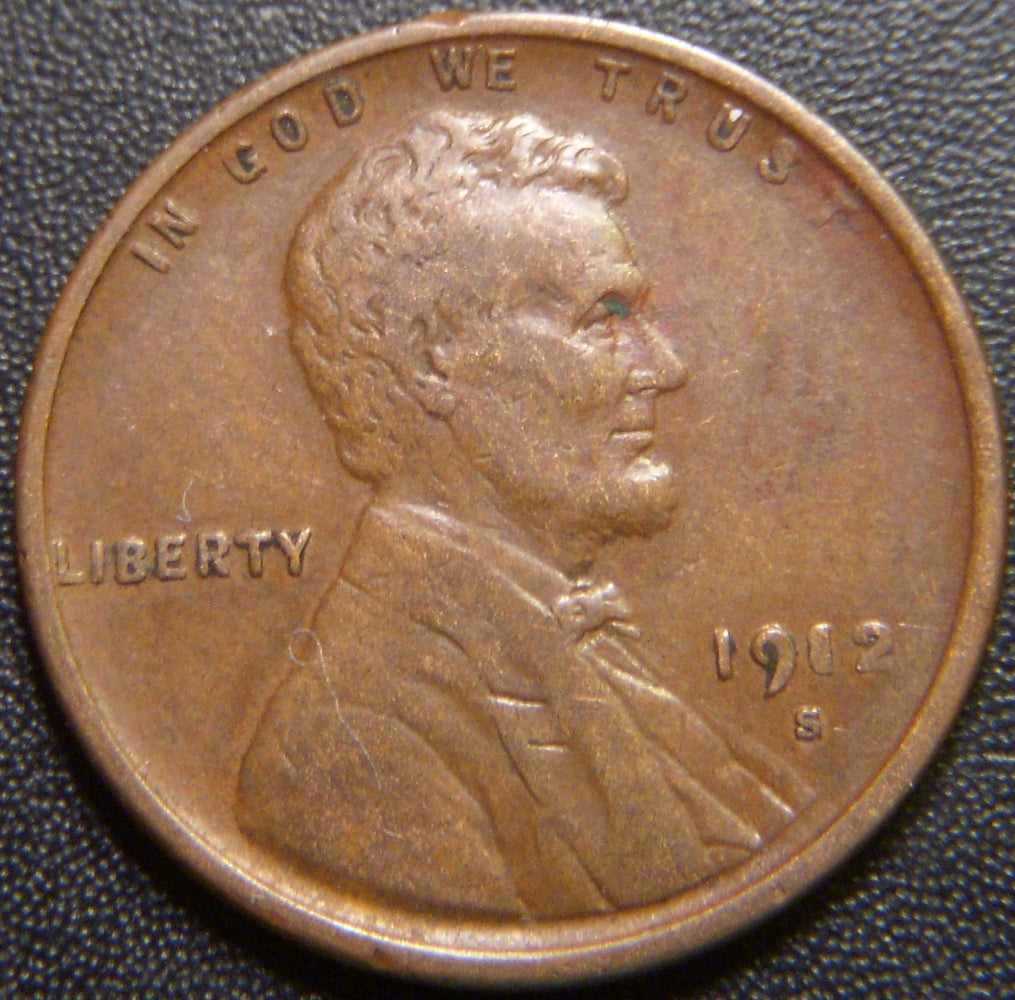 1912-S Lincoln Cent - Very Fine
