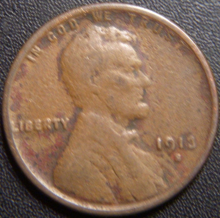 1913-S Lincoln Cent - Very Good