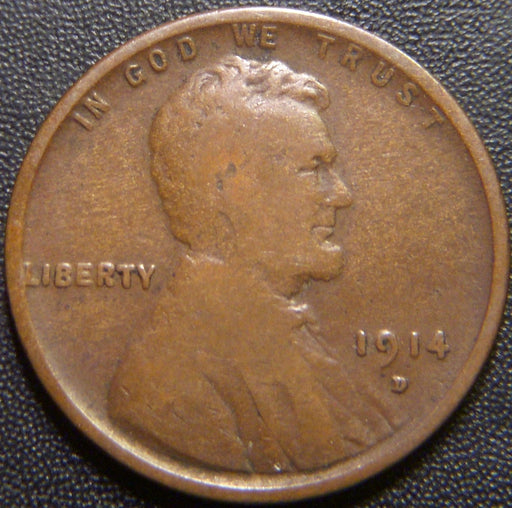 1914-D Lincoln Cent - Very Good
