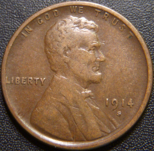 1914-S Lincoln Cent - Fine