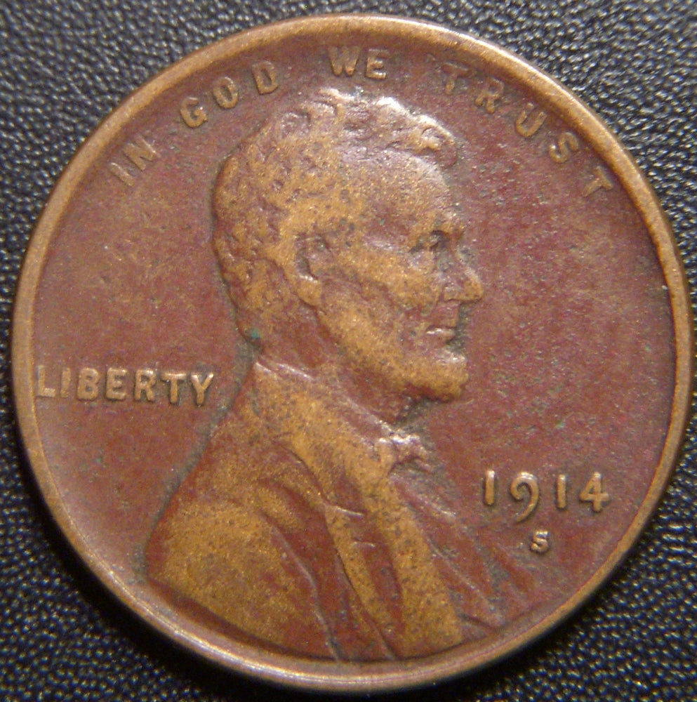 1914-S Lincoln Cent - Fine