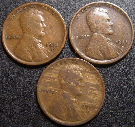 1915-S Lincoln Cent - Very Good