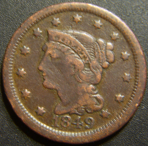1849 Large Cent - Fine
