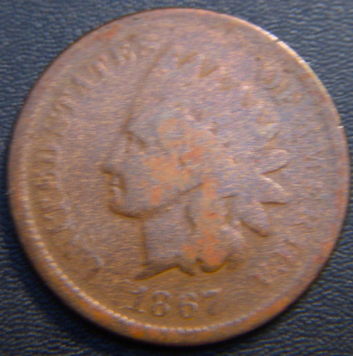 1867 Indian Head Cent - Good