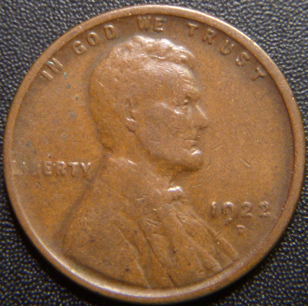 1922-D Lincoln Cent - Fine