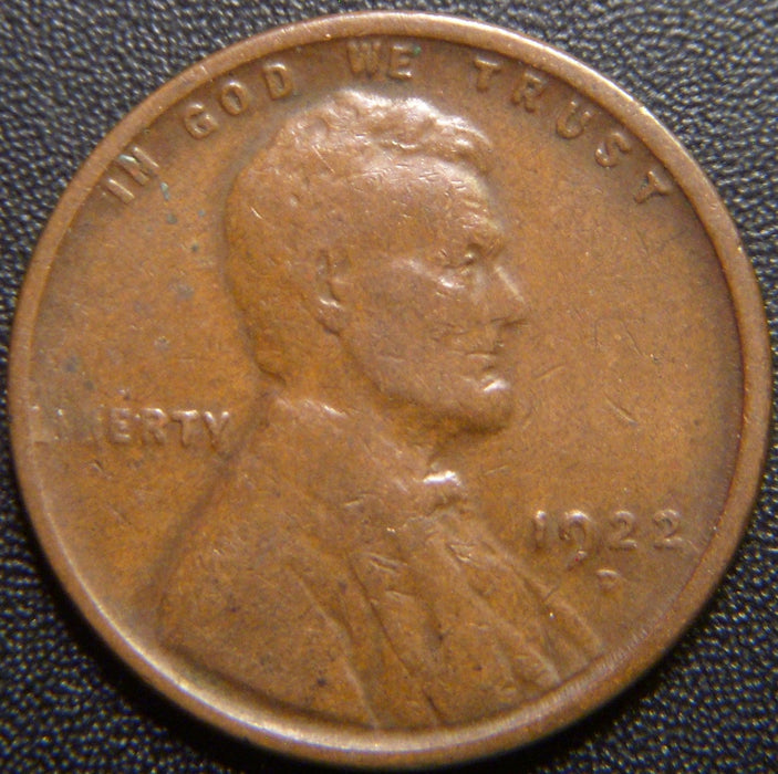 1922-D Lincoln Cent - Fine