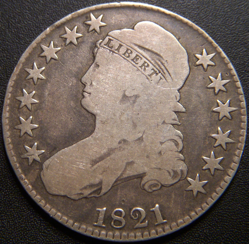 1821 Bust Half Dollar - Very Good