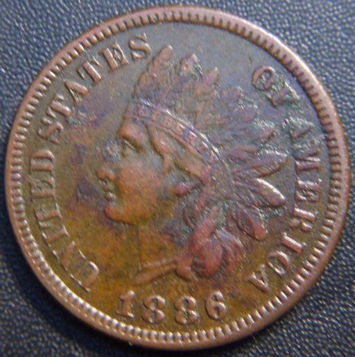 1886 Indian Head Cent - T1 I/C Very Fine