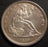 1839 Seated Half Dollar - Extra Fine