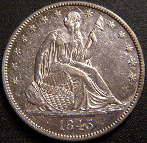 1843 Seated Half Dollar - AU