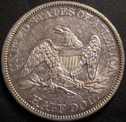 1843 Seated Half Dollar - AU