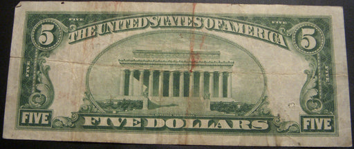 1934 $5 Silver Certificate - FR# 1650