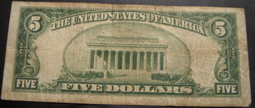 1934 $5 Silver Certificate - FR# 1650