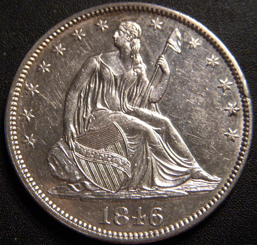 1846 Seated Half Dollar - Uncirculated