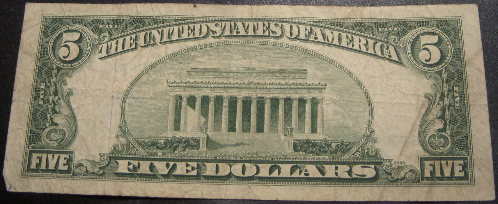 1953B $5 Silver Certificate - FR# 1657