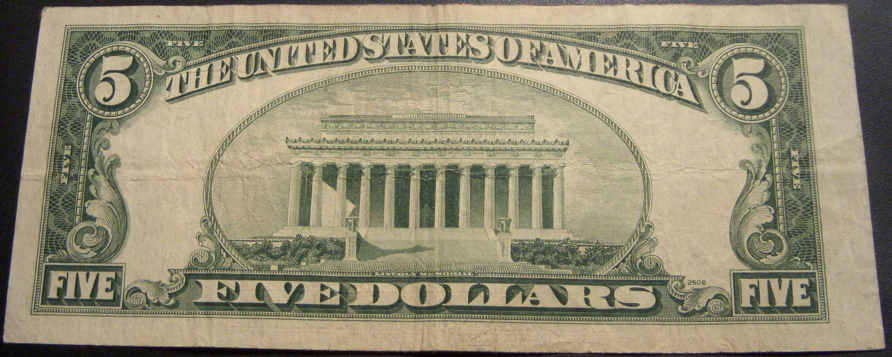 1953B $5 United States Note - FR# 1534