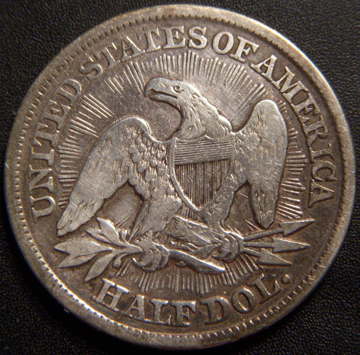 1853 Seated Half Dollar - Very Good