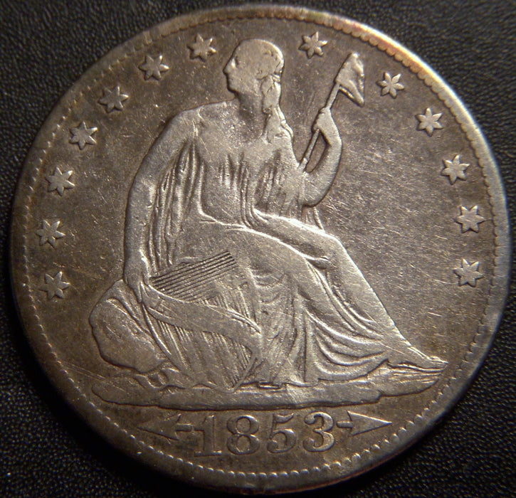 1853-O Seated Half Dollar - Very Good