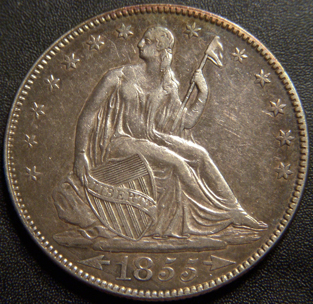 1855 Seated Half Dollar - Extra Fine