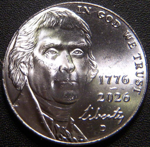 2026-D Jefferson Nickel - Uncirculated