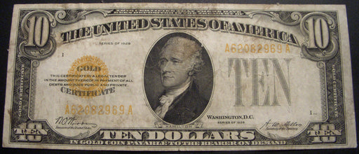 1928 $10 Gold Certificate - FR# 2400