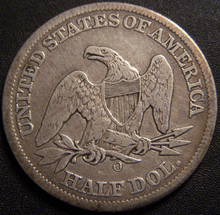 1858-O Seated Half Dollar - Very Good