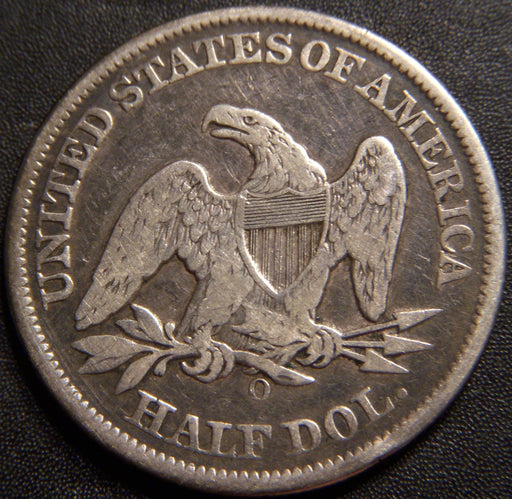 1859-O Seated Half Dollar - Very Good