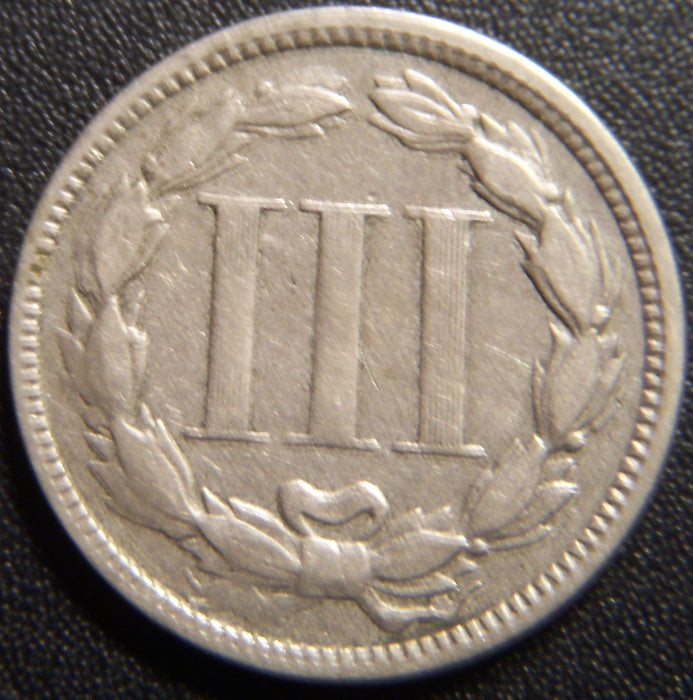 1866 Three Cent Piece - Fine