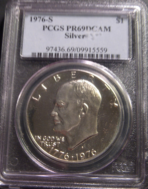 1976-S Eisenhower Dollar - PCGS PR69DCAM Silver