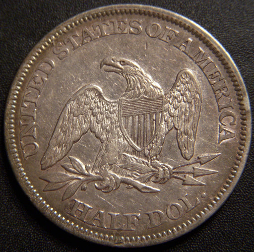 1862 Seated Half Dollar - Extra Fine